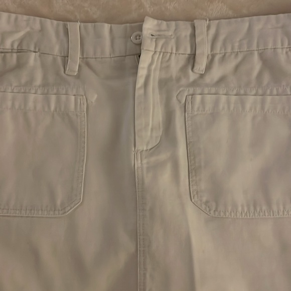 GI ALL PURPOSE GOODS white cotton jean skirt - Picture 3 of 8
